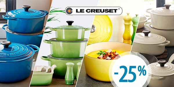 ​Шикарная посуда Le Creuset со скидкой 25%