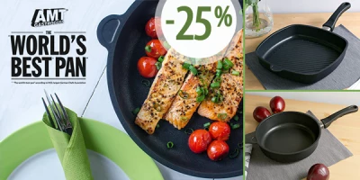 ​До -25% на сковороды AMT
