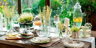 Летняя сервировка в стиле эко-люкс: тренды и материалы