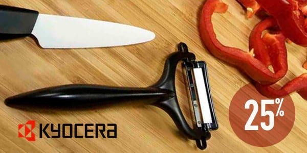 ​-25% на наборы ножей KYOCERA: для самураев от кулинарии