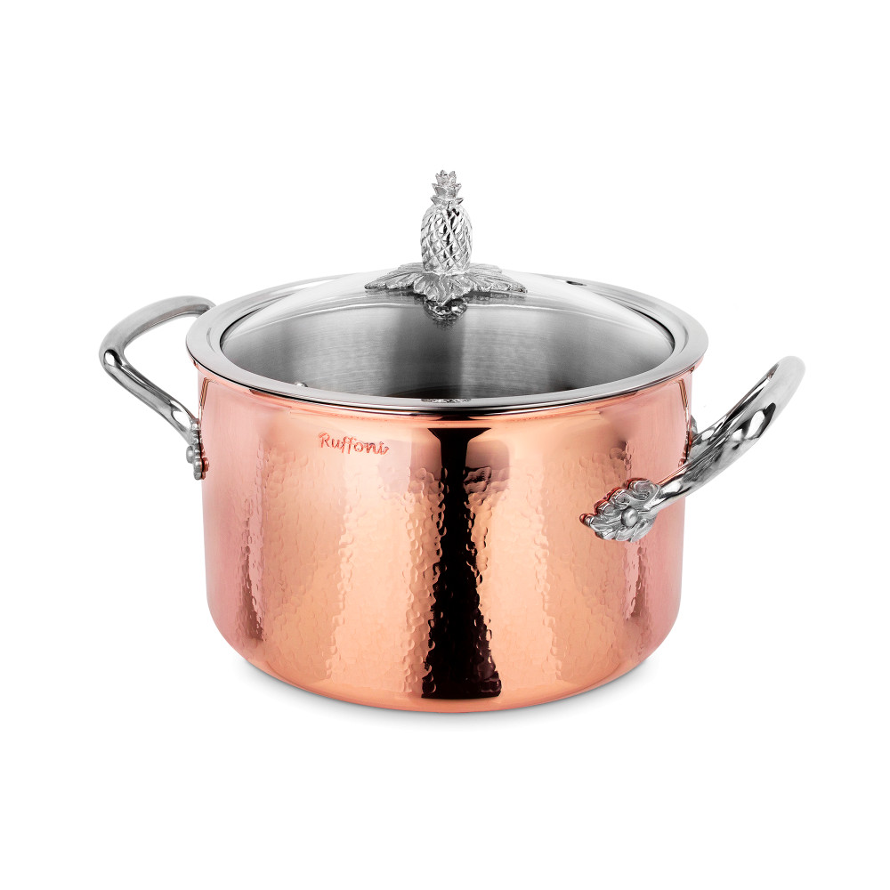 VCA2012X Ruffoni RUFFONI, Медная кастрюля с крышкой, диаметр: 20 см ...