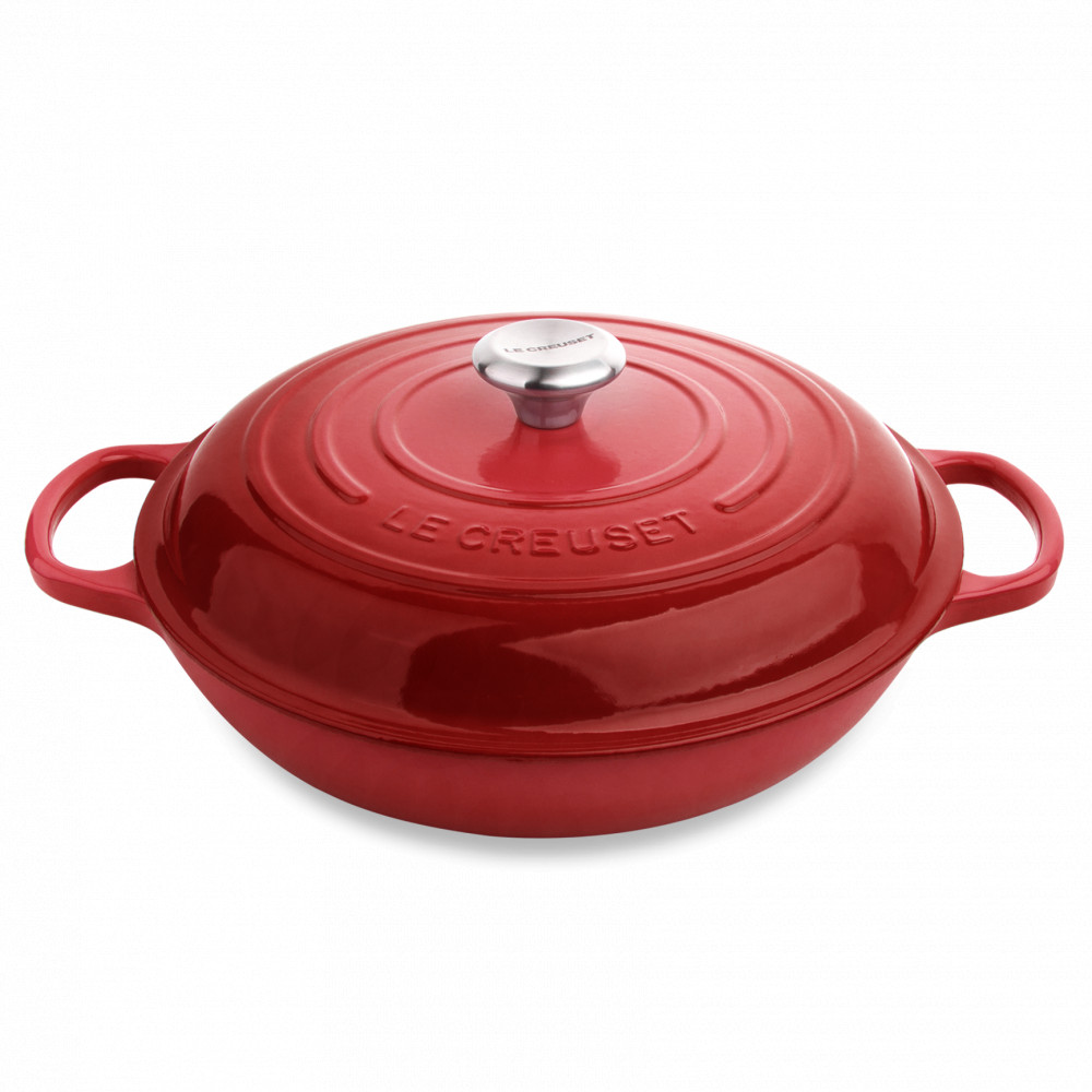21180300602430 LE CREUSET, Эмалированная чугунная кастрюля с толстым ...